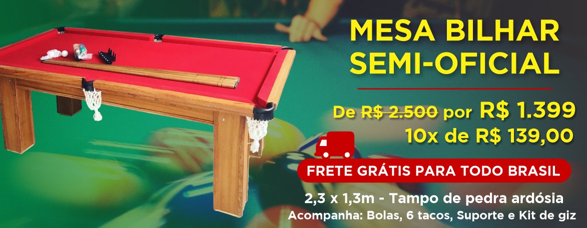 Mesa 3 em 1 Sinuca, ping pong e jantar. - Bilhares Ferrari